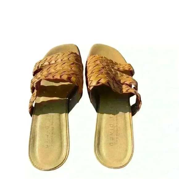 David Tate Lilly Leather Slip on Sz 9M Made in Italy - Picture 2 of 5